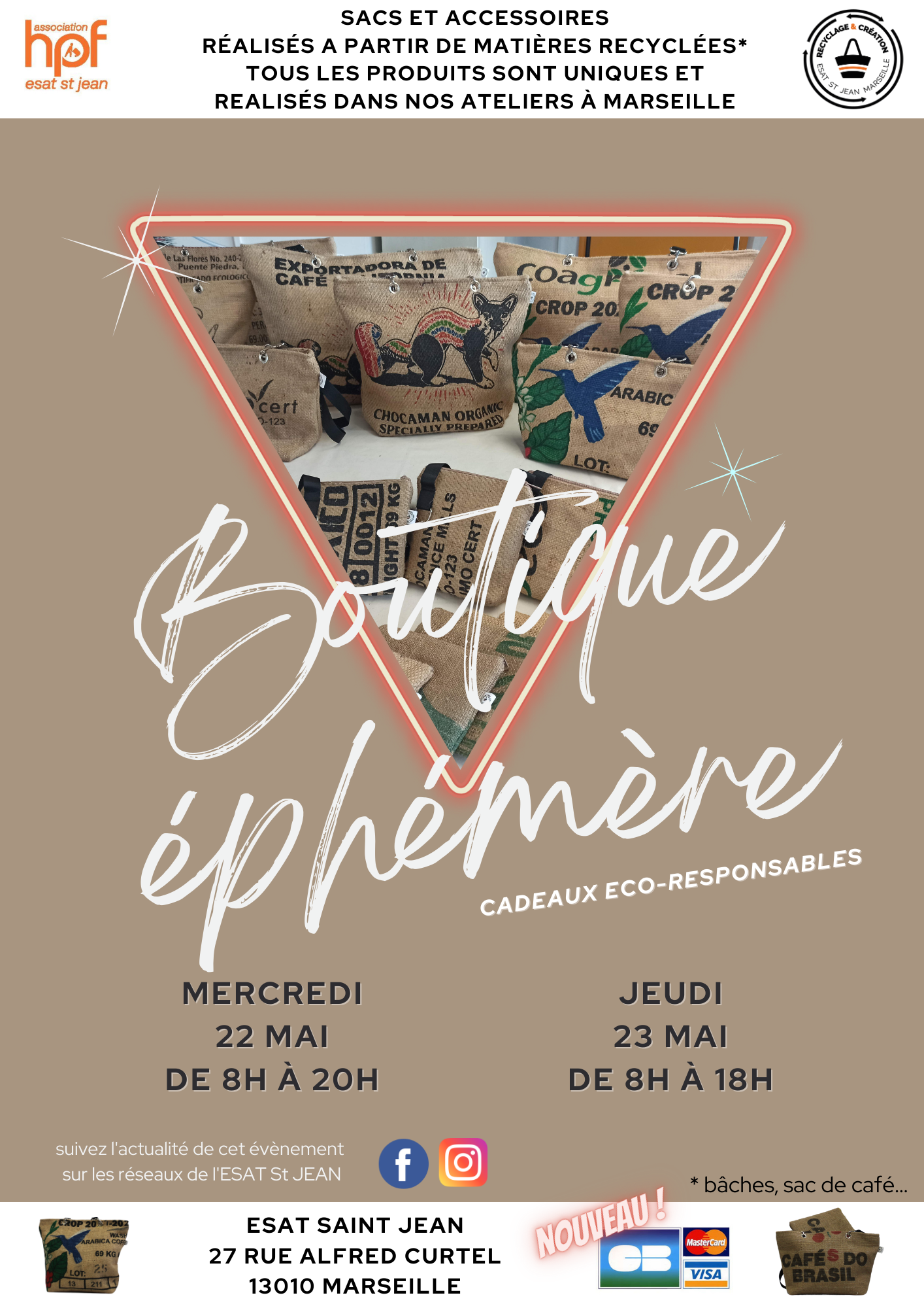 Boutique éphémère 22 et 23 mai 2024